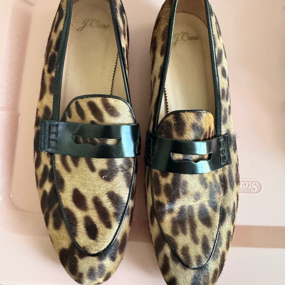 J. Crew Leopard Pattern Loafers